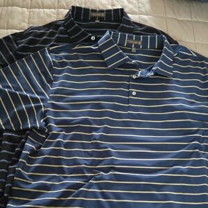 2 Peter MILLAR striped Polos